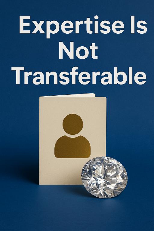 Expertise is Not Transferable